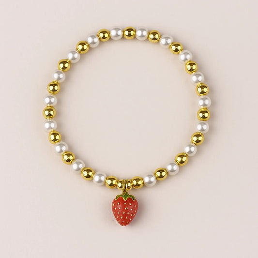 Pulsera Frutilla Perlada